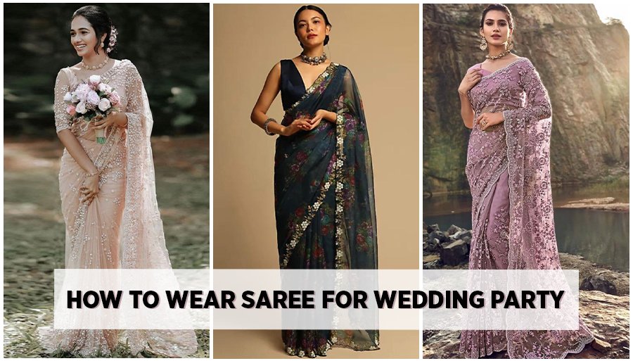 Why Choose a Party Wear Saree for the Bride