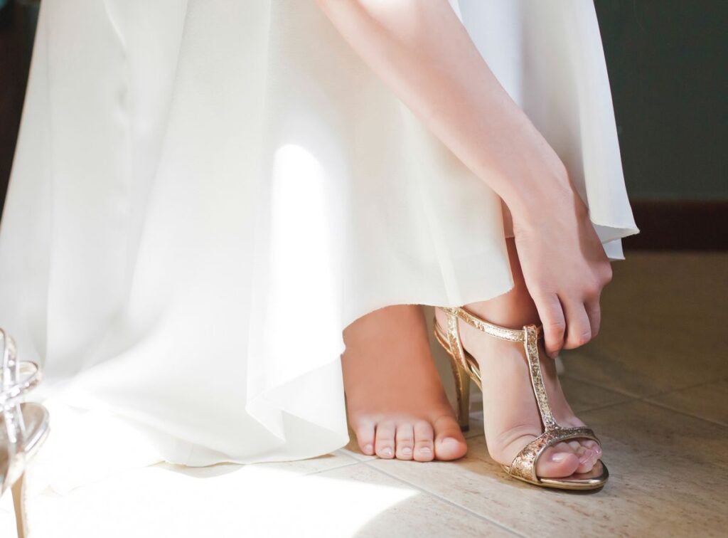 Why Brides are Choosing Flat Shoes Over Heels